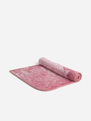 Jet Home Mink Scroll Embossed Blanket
