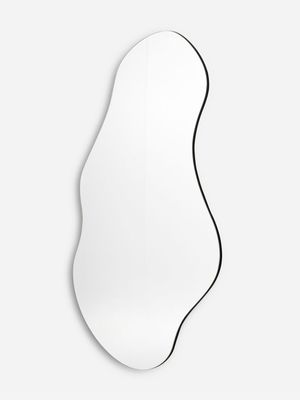 Como Frameless Wonky Wall Mirror