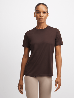 TS Womens Dri-Tech® Performance Chocolate Tee