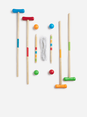 H & S Collection Croquet Set Fsc