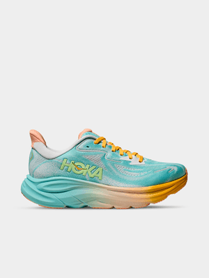 Hoka Womens Clifton 10 Exclusive Blue Spark/White Running Shoes