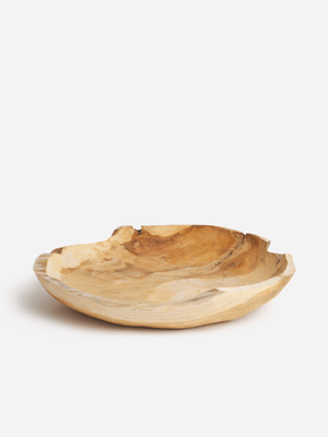 Excellent Houseware Natural Bowl Round Dia 40Cm Teak Wood