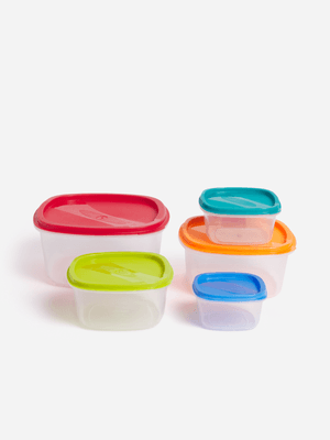H & S Collection Multi Storage Boxes Set 5Pcs