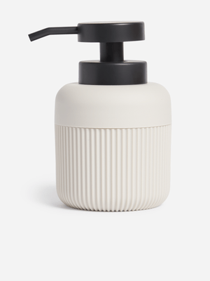 Jet Home Stone Ribbed Soap Dispenser