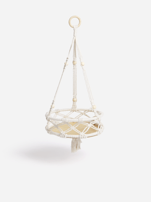 Excellent Houseware Tray In Macrame Hanger 60Cm