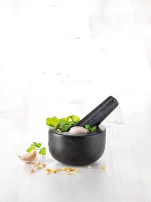 Baccarat Spice Market Gino Mortar & Pestle Black