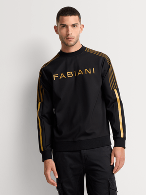 Fabiani Men's Black/Gold Sweatshirt