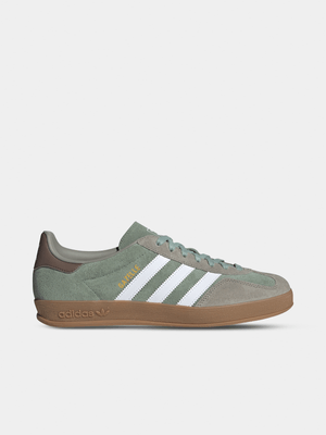 adidas Originals Men's Gazelle Indoor Sage/White Sneaker