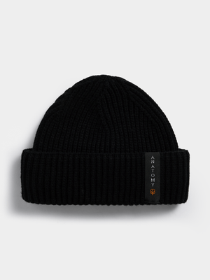Anatomy Unisex Core Micro Black Beanie