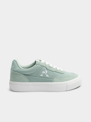 Women's Le Coq Sportif Ollie White/Green Sneaker