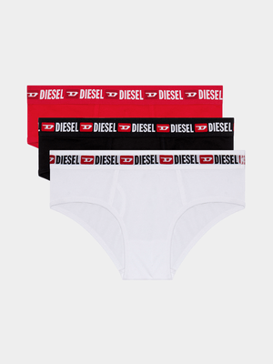 Women's Diesel Multi Ufpn-Punchy-Threepack Underpants