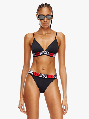 Women's Diesel Black Bfb-Sees-A Bra