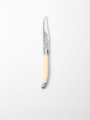 laguiole av steak knife set ivory 6pc