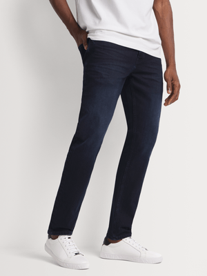 Fabiani Men's Dark Wash Denim Jeans