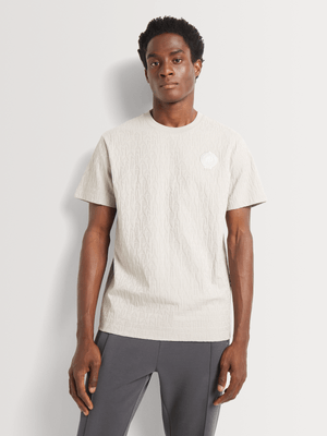 Fabiani Men's Putty Jaquard T-shirt