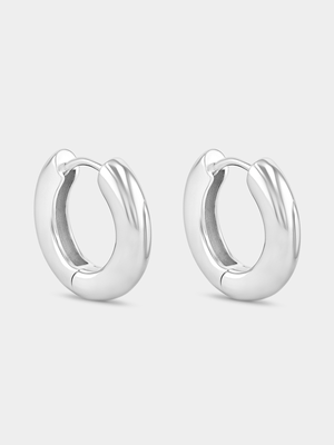 Sterling Silver Huggie Earrings