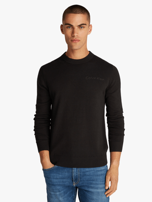 Men's Calvin Klein Black Institutional Sweater