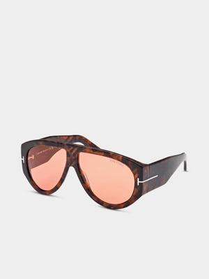Tom Ford Brown Sunglasses & Case