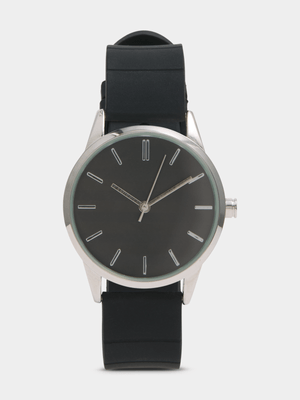 Exact Women's Black Silicone Watch