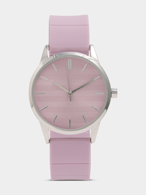 Exact Women's Pink Silicone Watch
