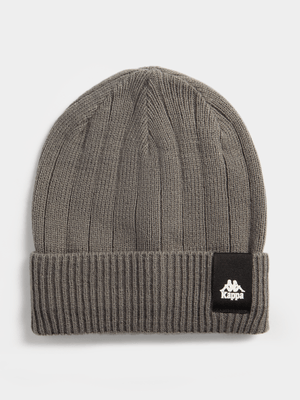 Kappa Fine Knit Grey Beanie