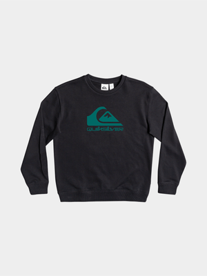 Boy's Quiksilver Corp Logo Crew Sweater