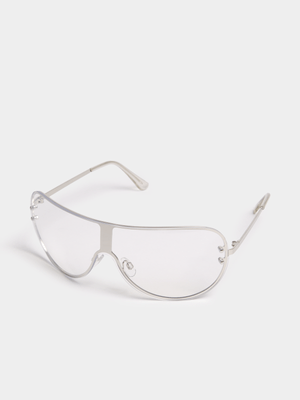 The FIX Unisex Clear Y2k Sunglasses