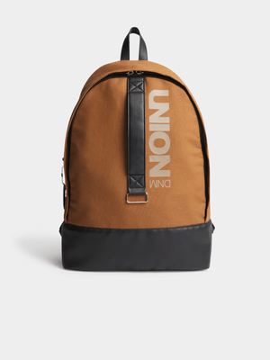 Union-DNM Men's Brown Backpack