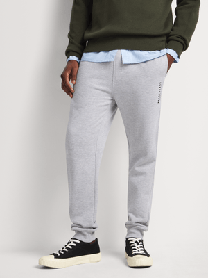 Men's Relay Jeans Core Fleece Grey Jogger