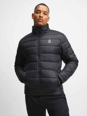 Mens APX Black Puffer Jacket