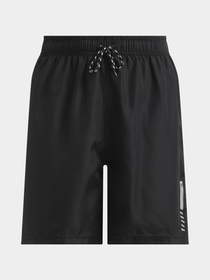 TS Boys Woven Black Training Shorts