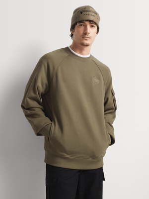 Fabiani Men's Fatigue Utility Sweatshirt
