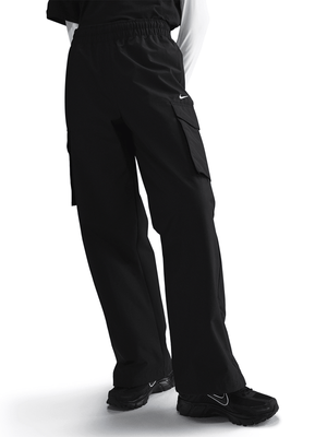 Nike Women's Nsw Everything Wovens Black Mid-Rise Cargo Pants