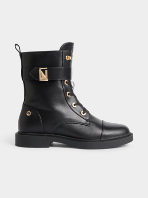 Luella Lace Up Worker Boots