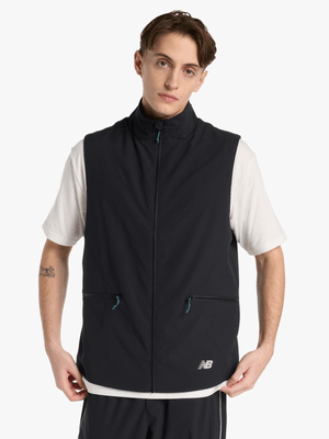 New Balance Men's Run Energy Black Gilet