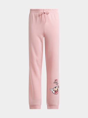 Jet Older Girls Blush Minnie Mouse Active Pants