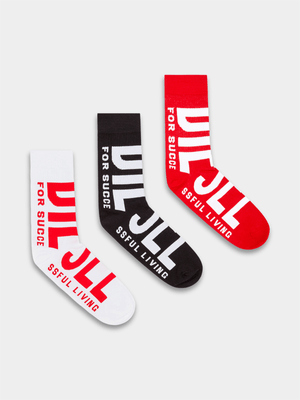 Men's Diesel Skm-Ray-Threepack Socks