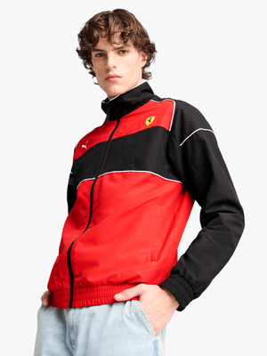 Puma Men's Scuderia Ferrari HP Race SDS 2.O Black/Red Jacket