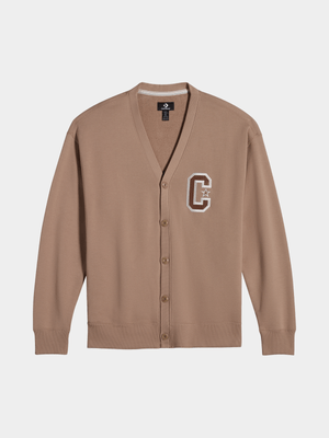 Converse Men's Retro Brown Cardigan