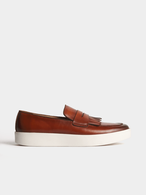 Men's Markham Premium Casual Fringe Tan Loafer