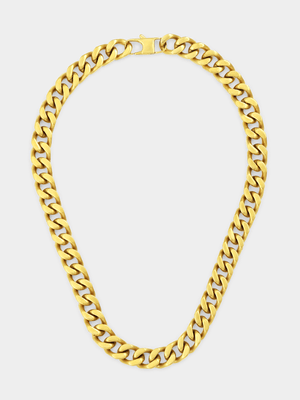 Gold Plated Stainless Steel Chunky Curb Chain