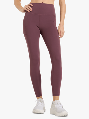 New Balance Womens Athletics Harmony 25 Inch Purple Leggings