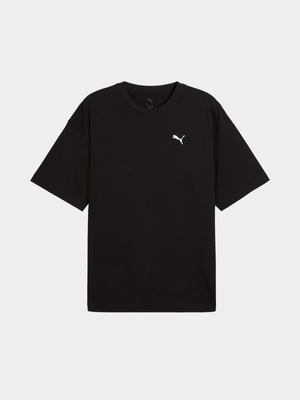 Puma Men's Wardrobe Black Oversized T-Shirt