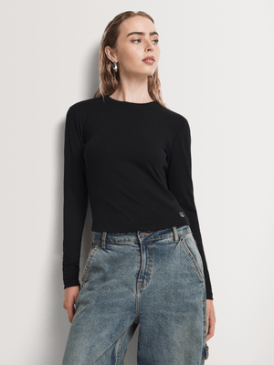 Long Sleeve Crew Neck Top