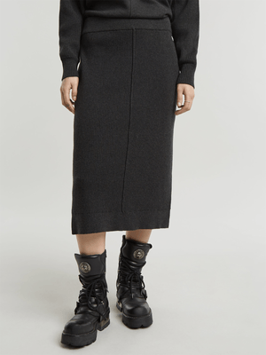 G-Star Women's Pencil Knit Dark Grey Skirt