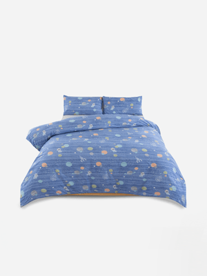 Volpes Astro 144tc Blue Duvet Cover Set