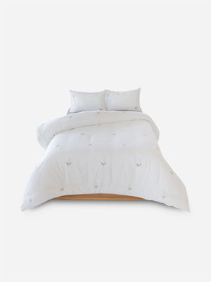 Volpes Lille 300tc White Duvet Cover Set