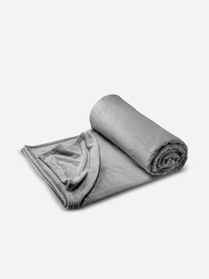 Volpes Shimmersoft Grey Throw