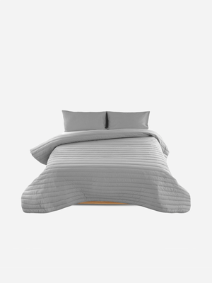 Volpes Polycotton 144tc Grey Comforter Set