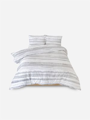 Volpes Sanders 600tc Grey Duvet Cover Set